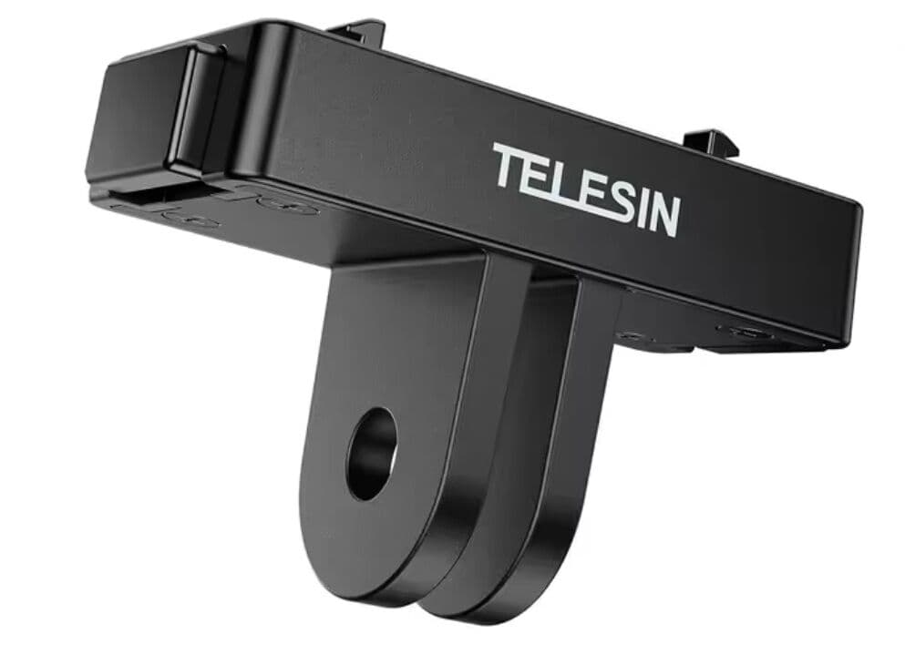Telesin Two-Claw Magnetic Base Mount for Insta360 ACE Series - (Black)