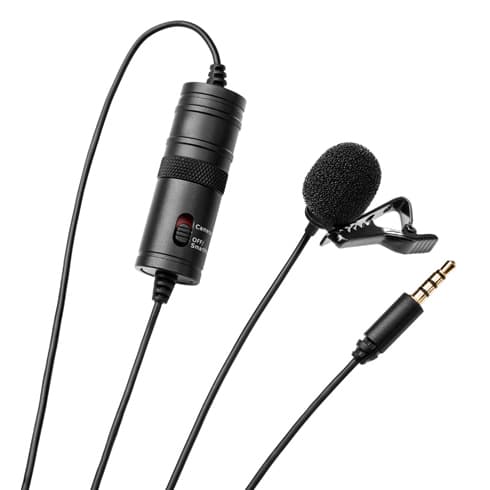 Omni Lavalier 3.5mm Lapel Mic - (Black)