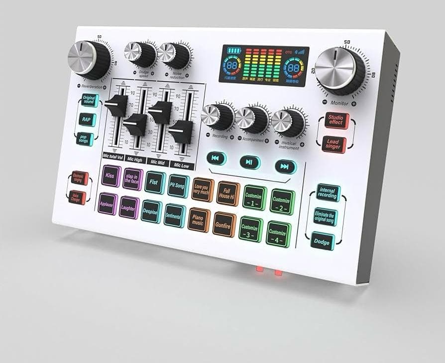 X7 Professional USB Digital Mixer for Live Streaming & Recording