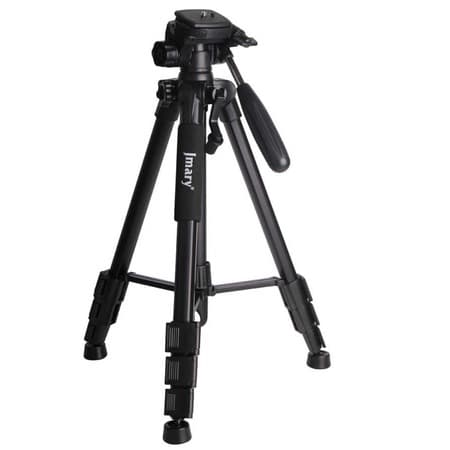 Jmary 2254 Professional Aluminum Alloy Tripod Stand - Black