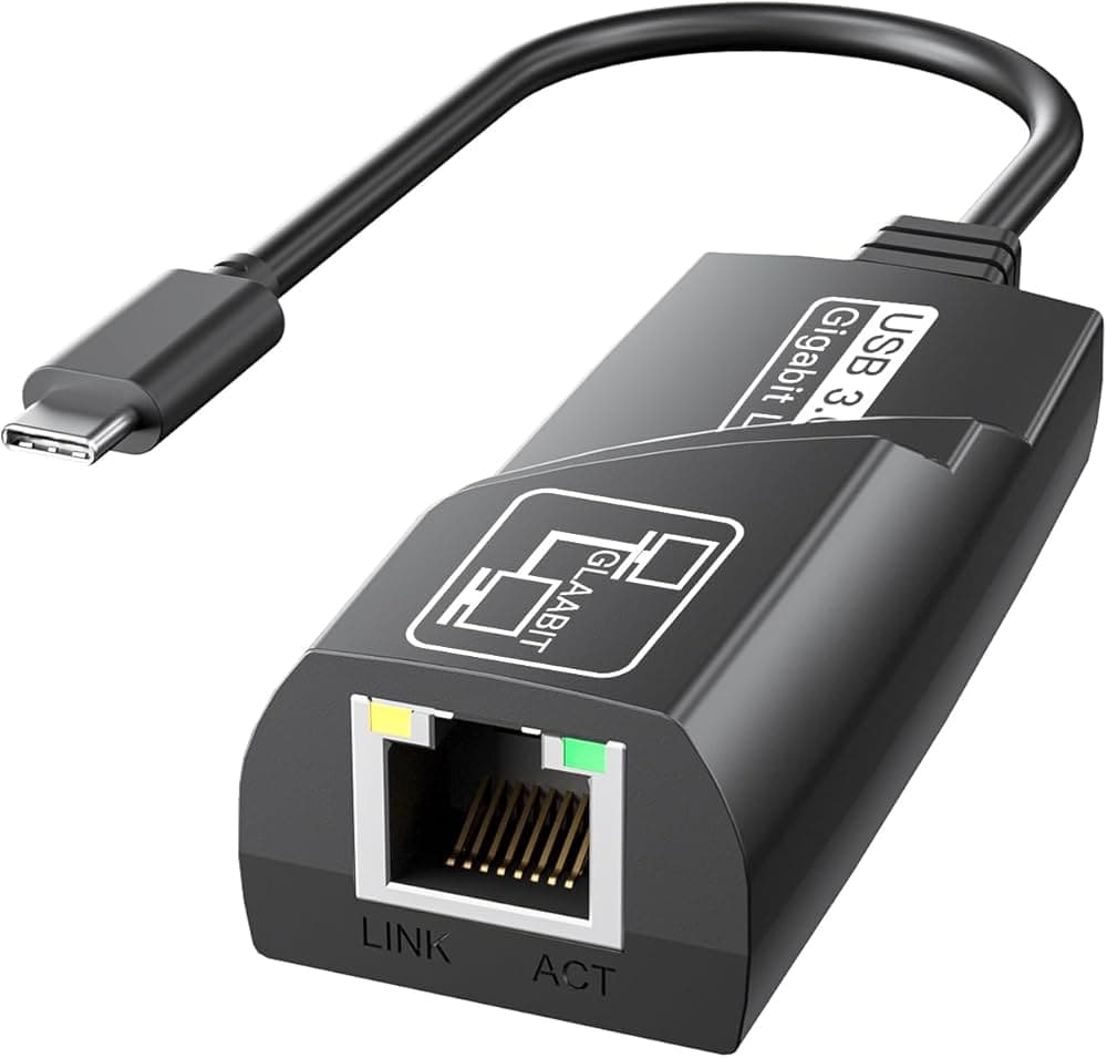 USB 2.0 Type-C 10/100Mbps Ethernet RJ45 Adapter