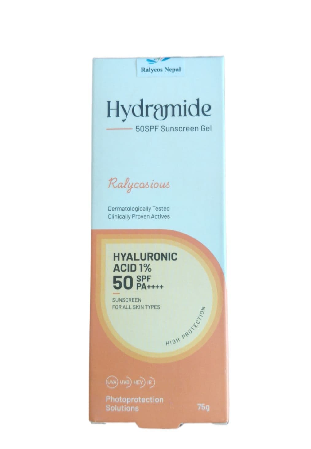 Ralycos Hydramide Sunscreen Gel Spf 50++++ (75gm)