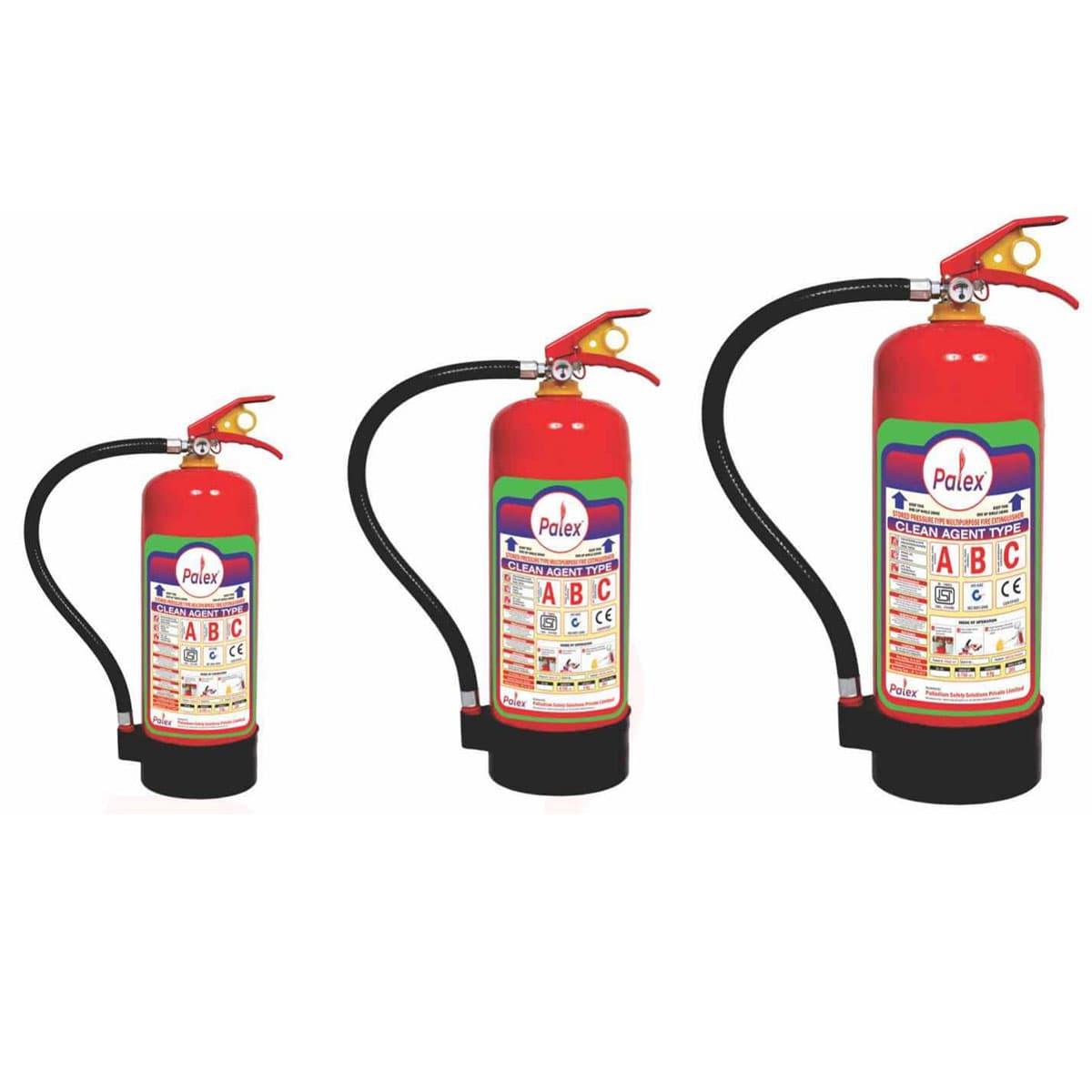 Palex Clean Agent Type Fire Extinguisher