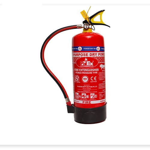 Palex ABC Fire Extinguisher 4KG | Suitable For All Classes Of Fire - 4KG | Multipurpose Dry Powder
