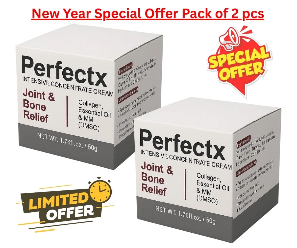Perfectx Intensive Body Massage Cream with Collagen & Oils – 50g, Pack of 2