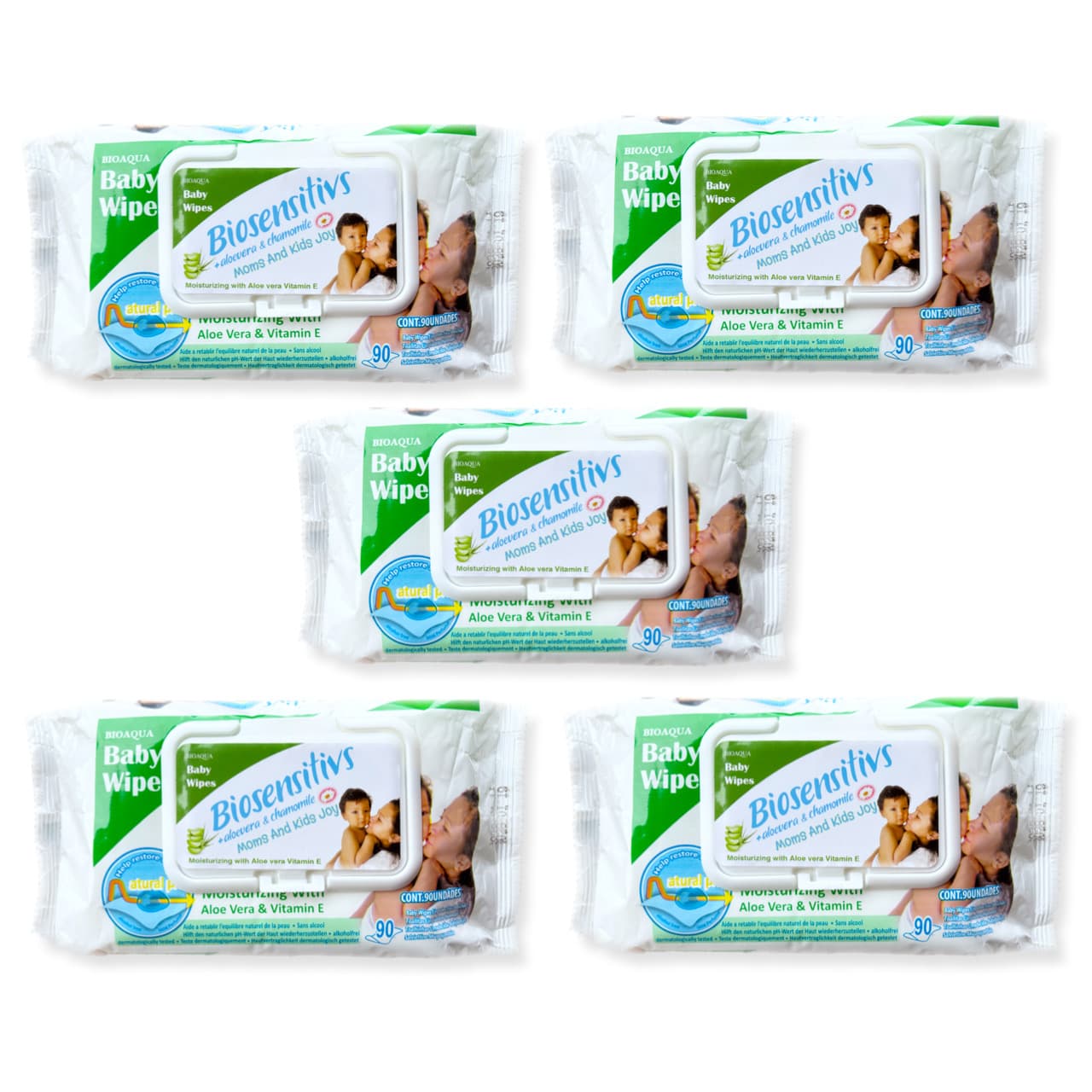 Bio-Sensitivs Baby Wipes Pack Of 5