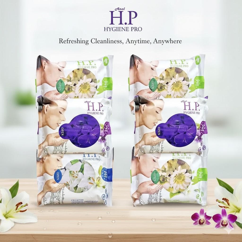 HP Facial Wet Wipes Pack of 6