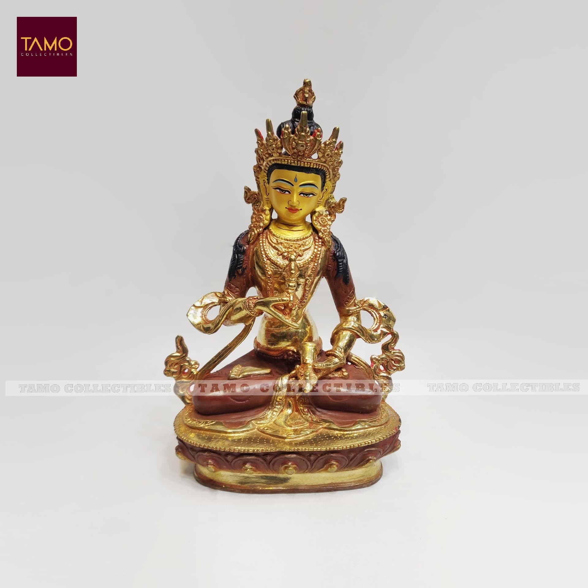 Bajrasatwa Partially Goldplated 8" 