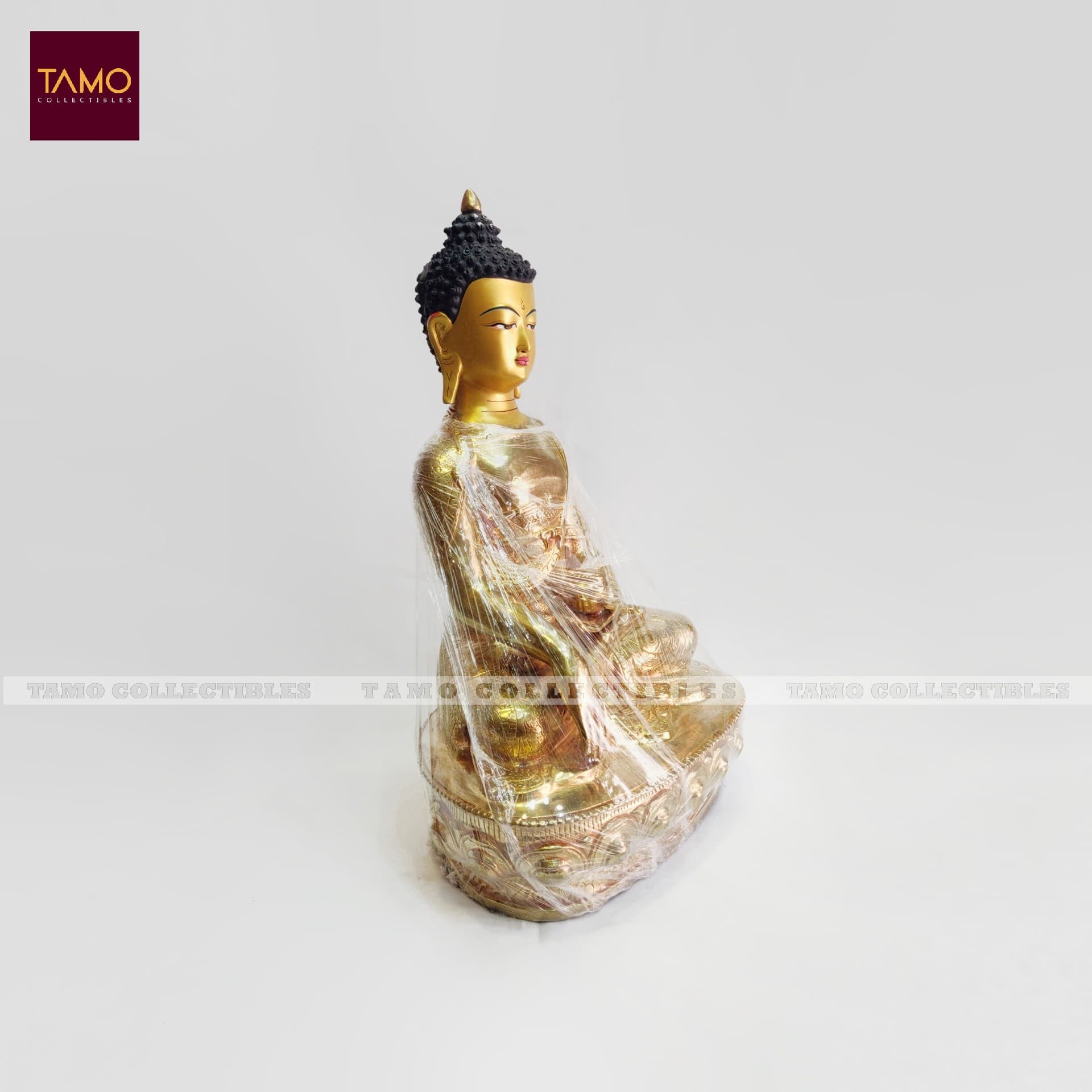Buddha 12" Mercury Gold Plated 
