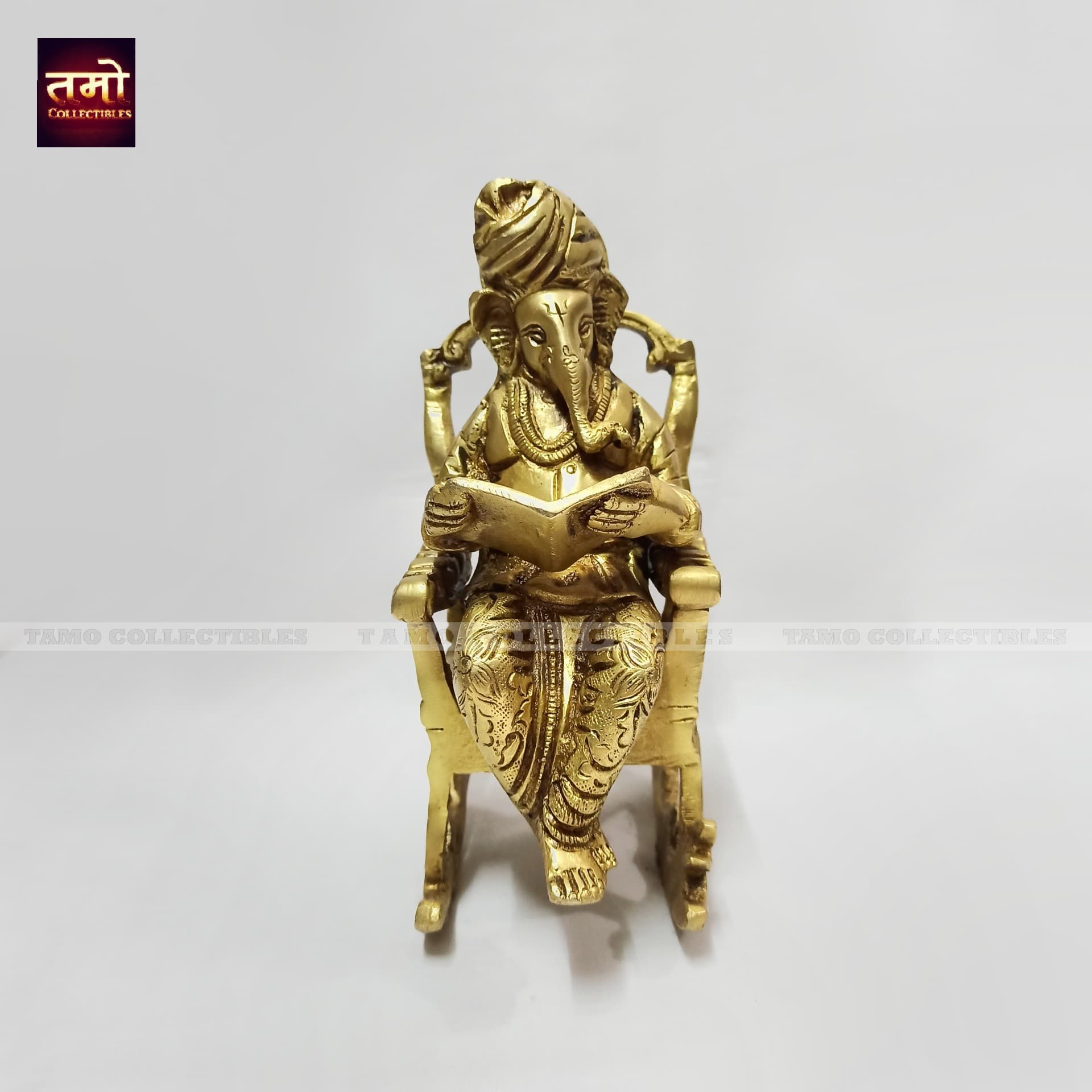 Ganesh Brass Rocking Chair 7.5" 