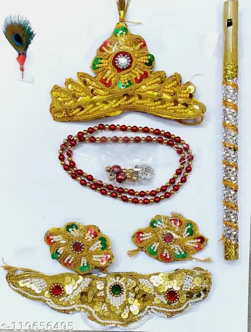 Krishna & Radha Janmasthami Shingar Jewelry Set