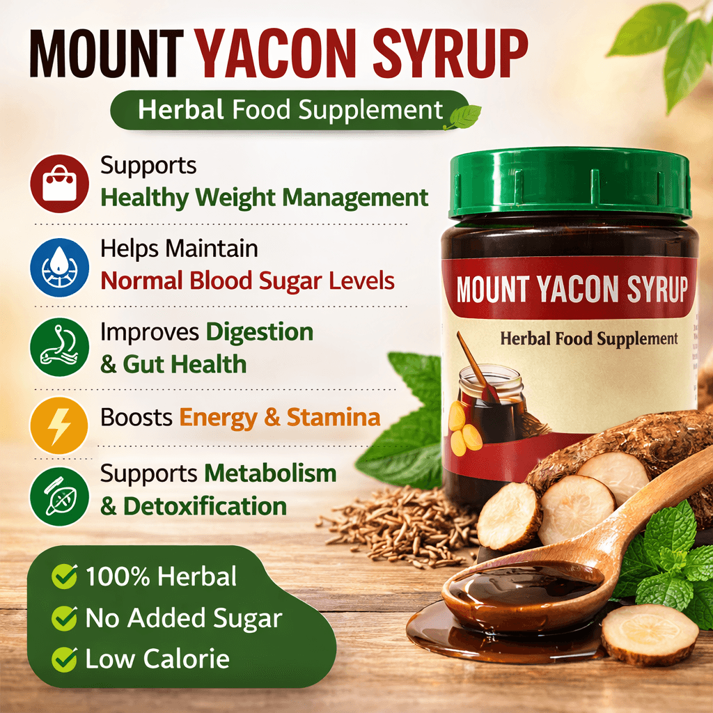 Mount Yacon 250g – 100% Herbal Prebiotic Syrup & Healthy Sugar Alternative