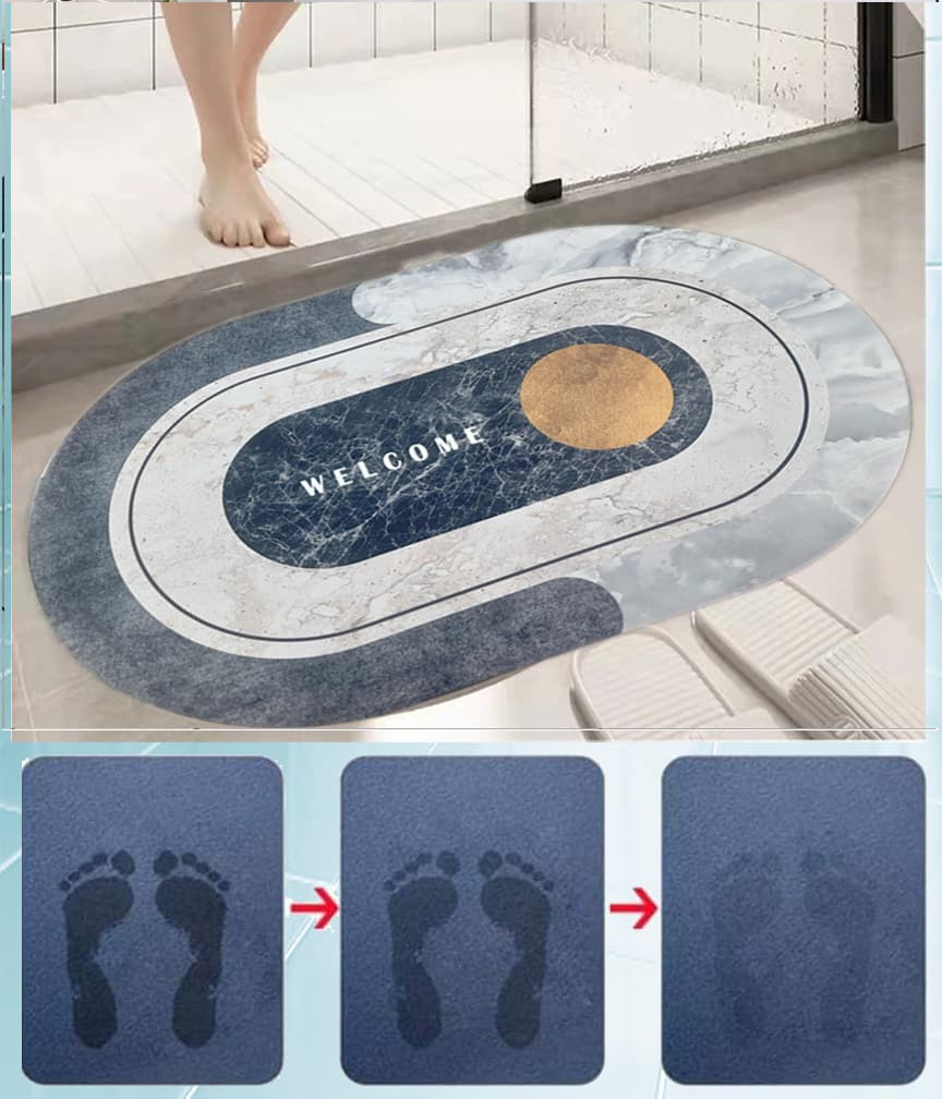Water Absorbing Quick Drying Bath Mat 40 CM x 60 CM
