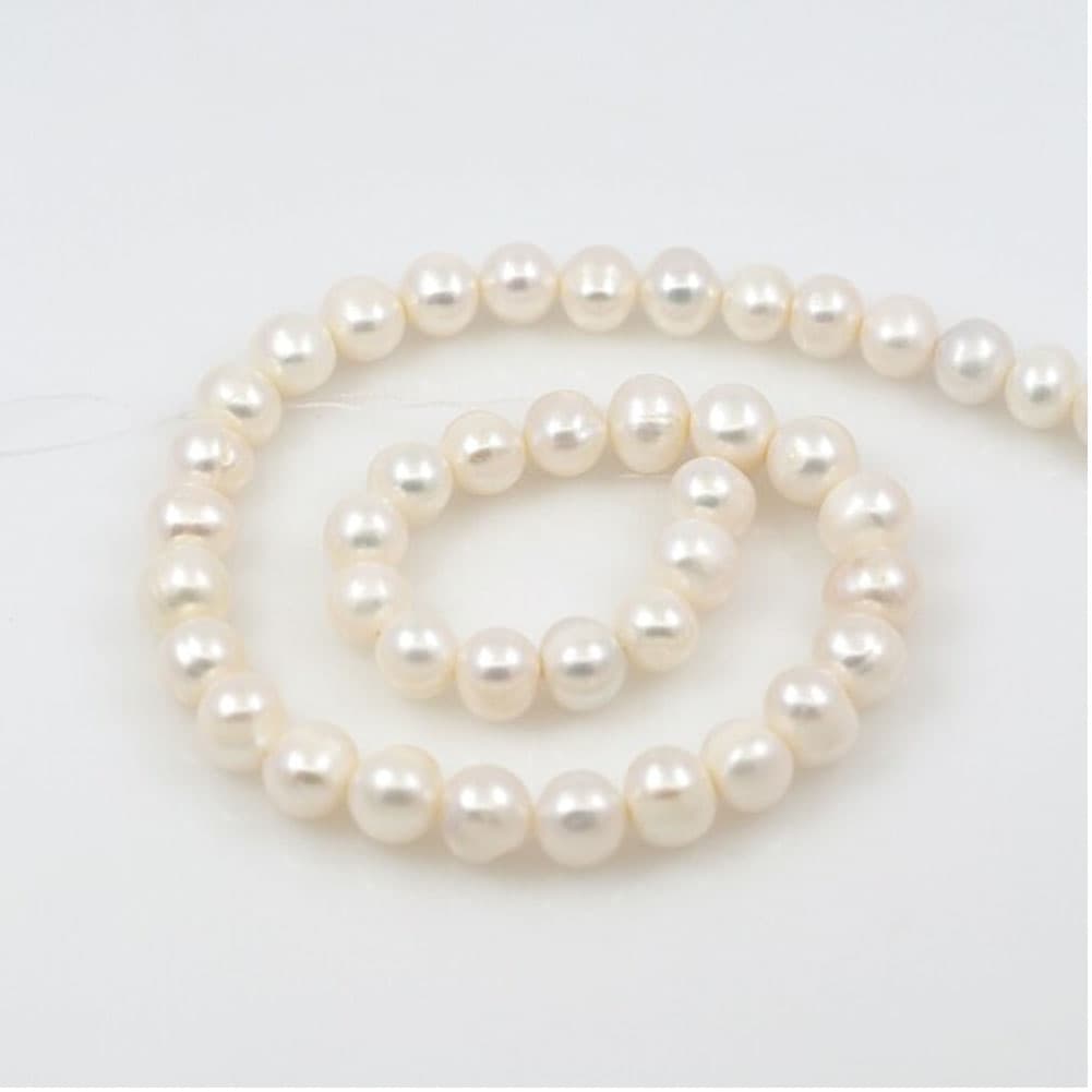 White Moti Mala For Diy Braclet And Craft