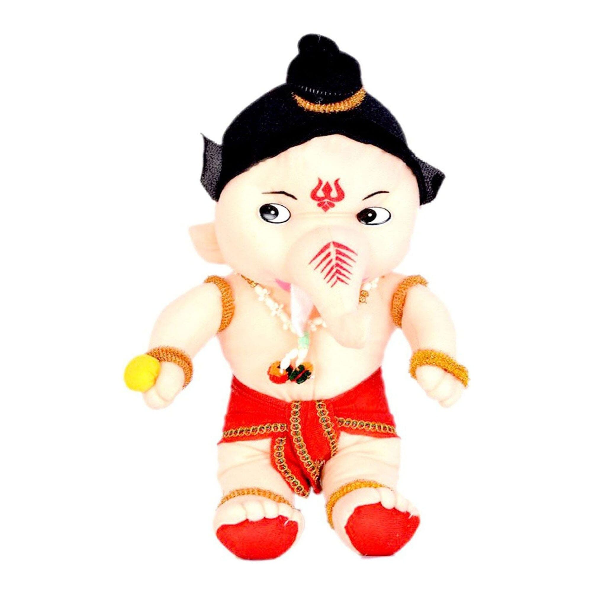 Bal Ganesh Ganpati Soft Stuffed Toy For Children - Multicolor