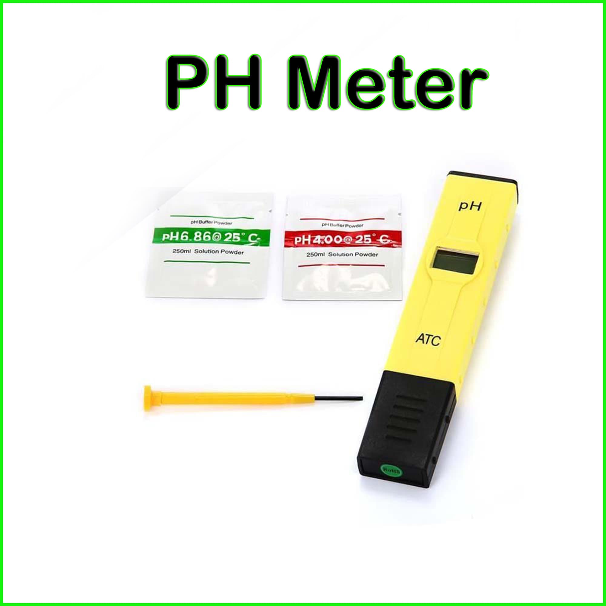 Digital PH Test Pen High-Precision Water Quality Tester - Yellow