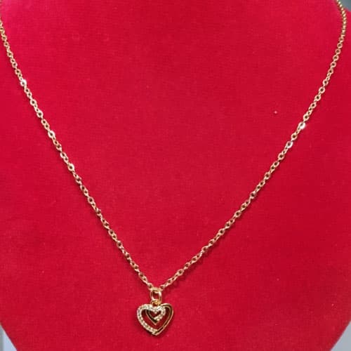 Heart Gold Coated Jewellery for Women