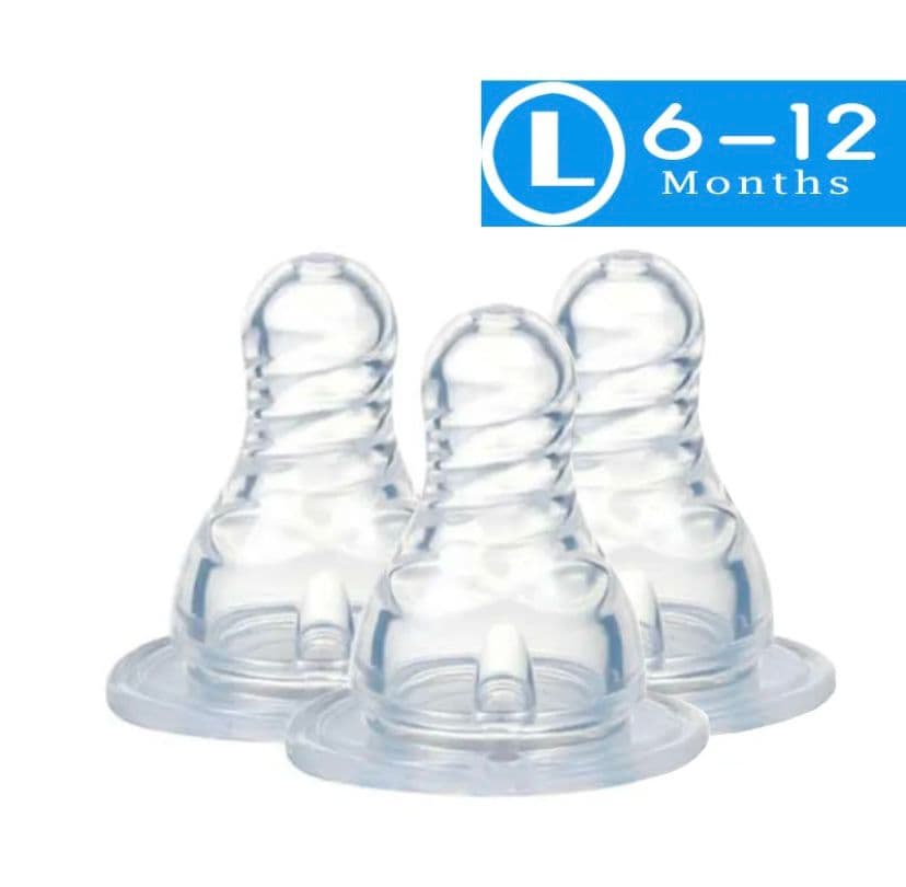 Standard Neck Baby Bottle Nipple - 3pcs