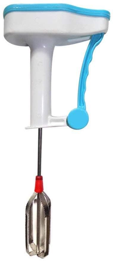 Plastic Powerless Hand Blender - Blue (Medium)