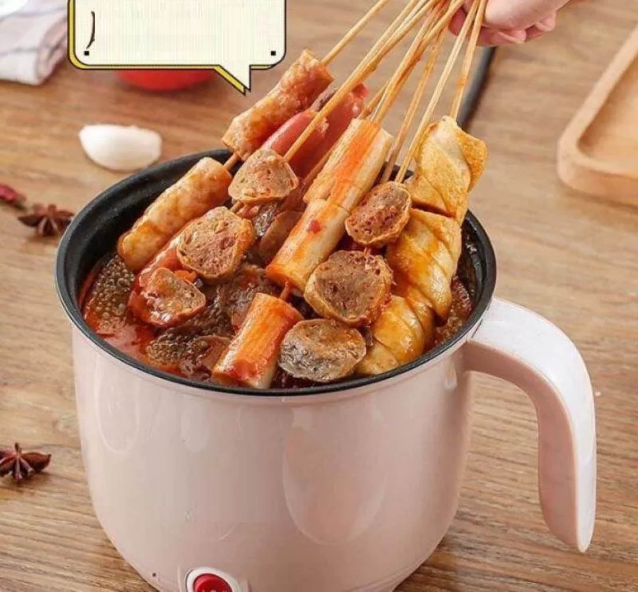 Multifunctional Non-Stick Electric Steamer, Cooker & Frying Pan - Multicolor