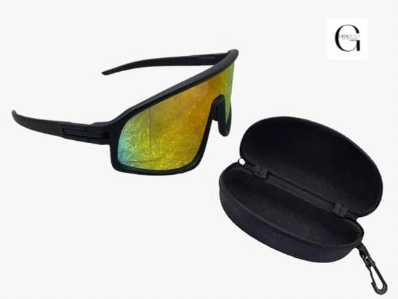 UV Protected Red Mercury Sports Sunglasses - Black Frame