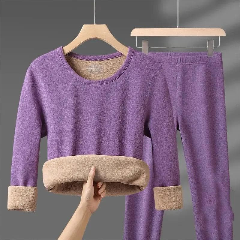 Thermocot women's Cotton Thermal Set(Sweet With Inner Trouser)