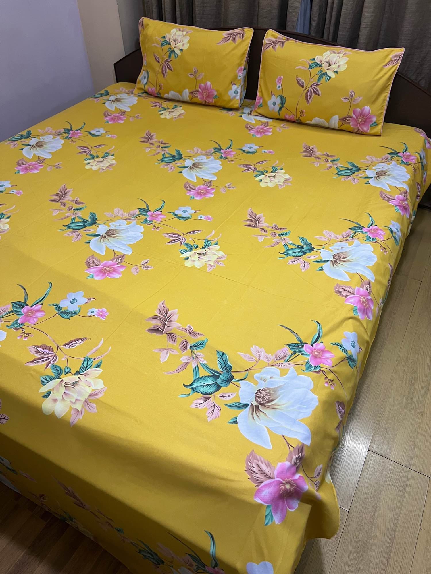 Singaporean Vela Bedsheet with 2 Pillowcase