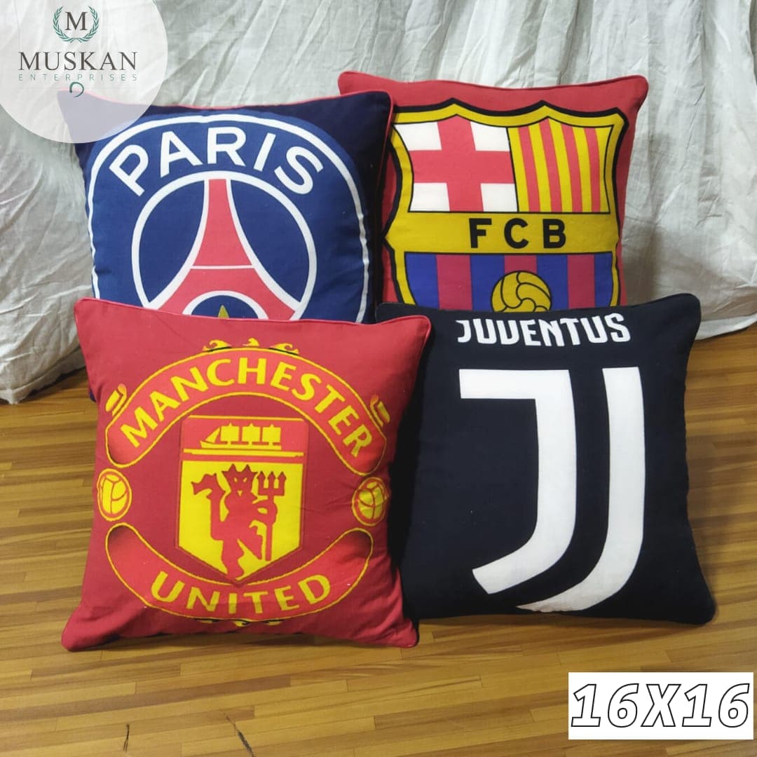 Football 4 Combo Cushion Cover - Multicolor