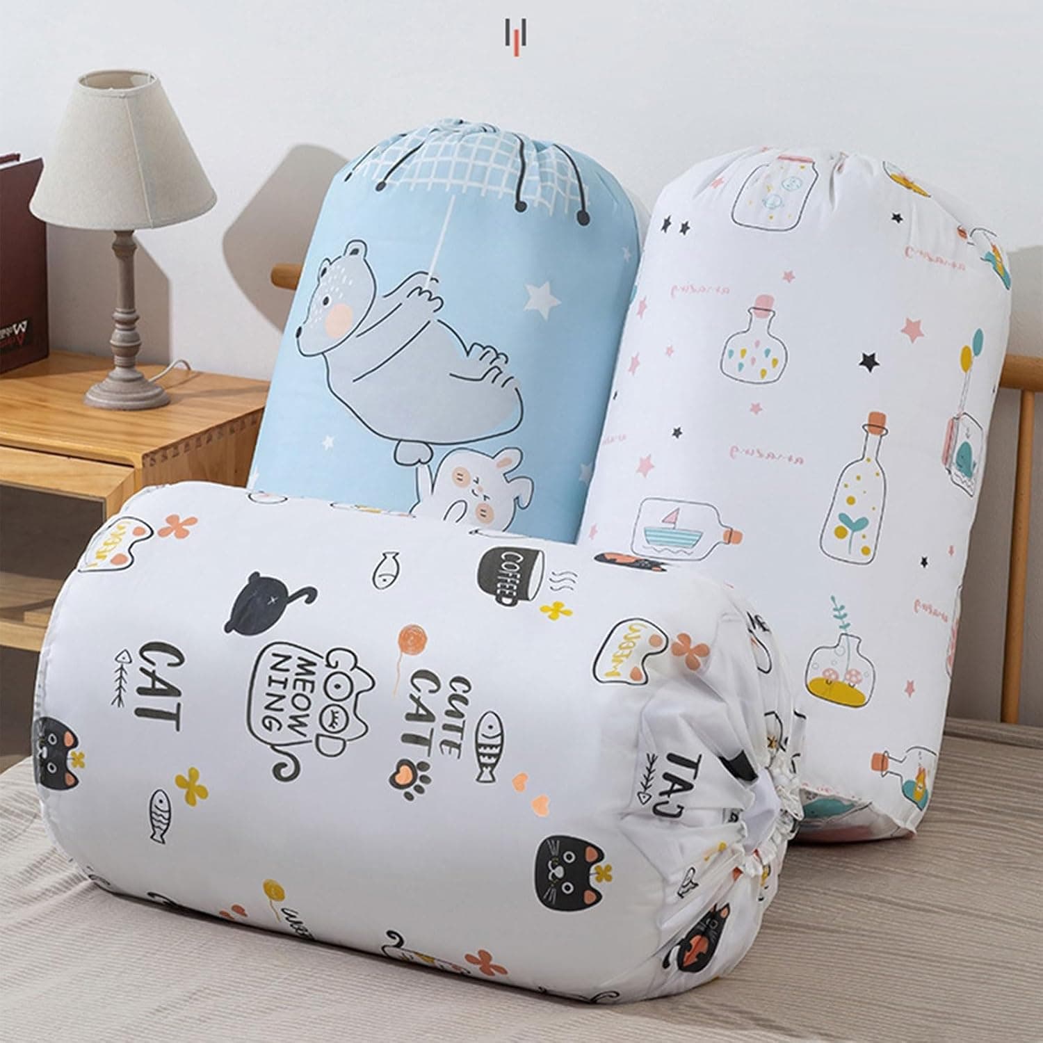 Portable Storage Bag – Large Foldable Closet Organizer for Clothes, Quilts, Blankets, Pillows & Toys
