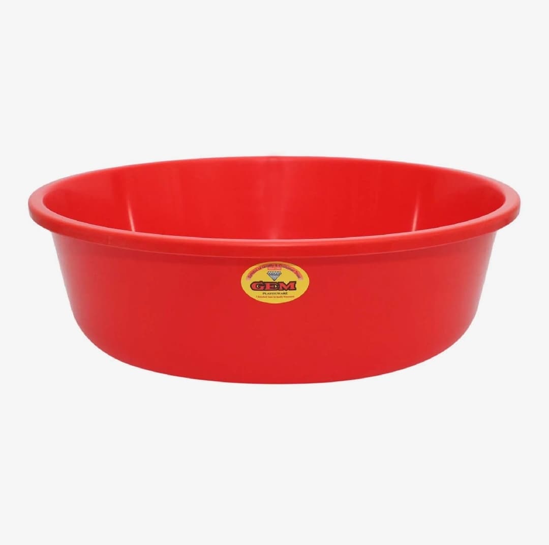 21 Inch Diameter Plastic Besin/Bata/Bucket - Multicolor