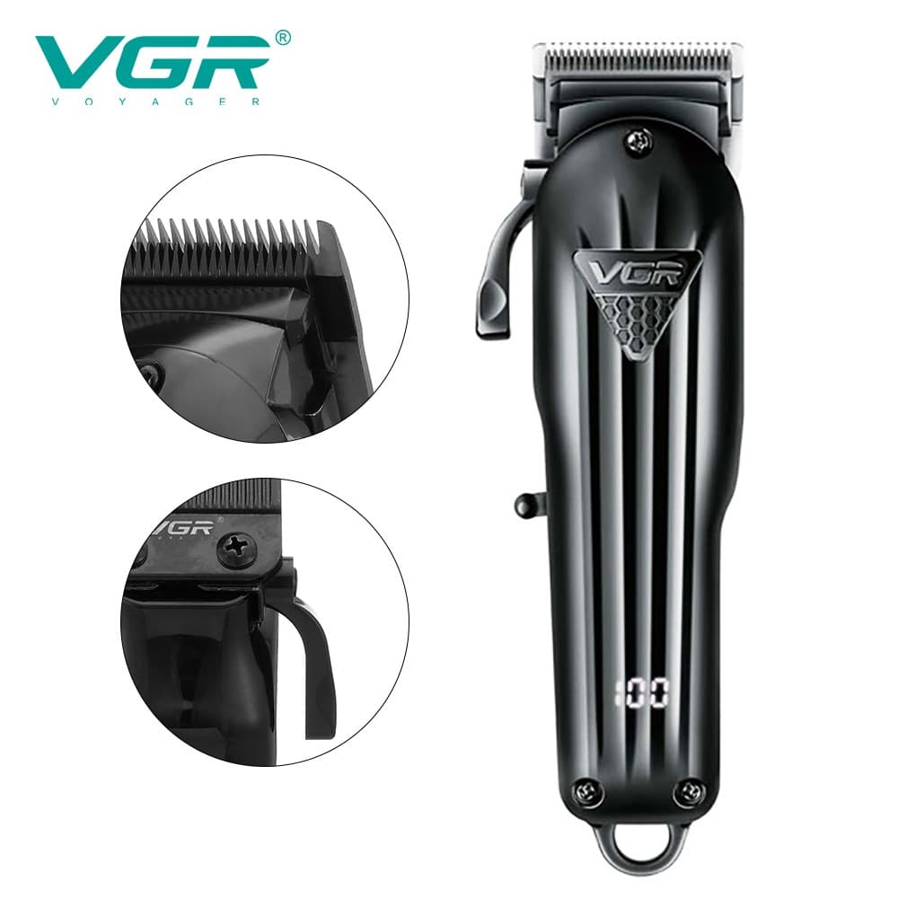 VGR V-282 Professional Hair Trimmer For Men – Rechargeable Cordless