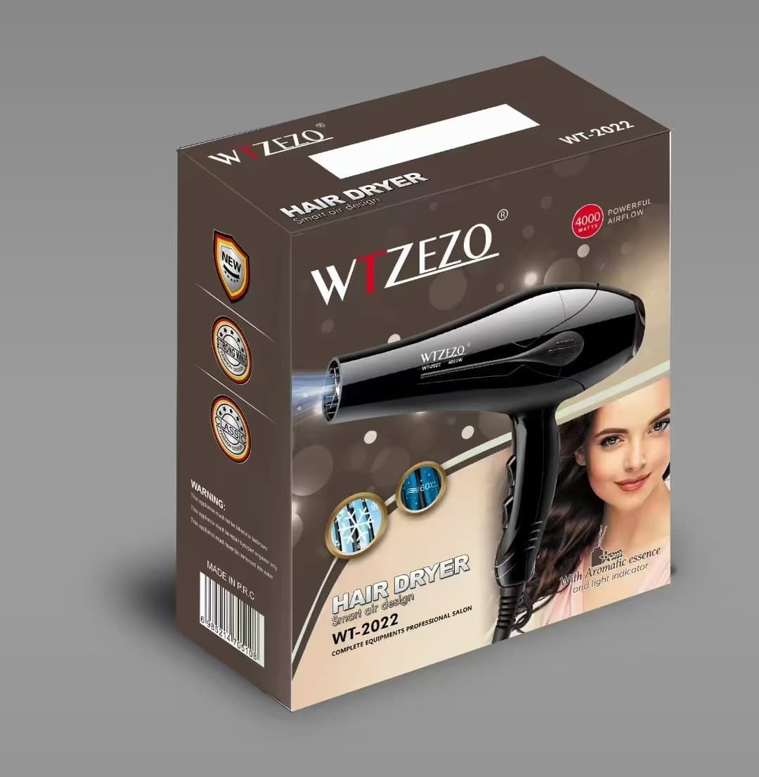Wizezo Hair Dryer 4000W Smart Hair Dryer WT-2022 – Salon Style Fast Drying