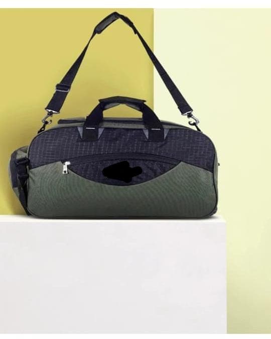 55L Water-Resistant Duffle Travel Bag – Lightweight Polyester with 2 Wheels, Unisex
