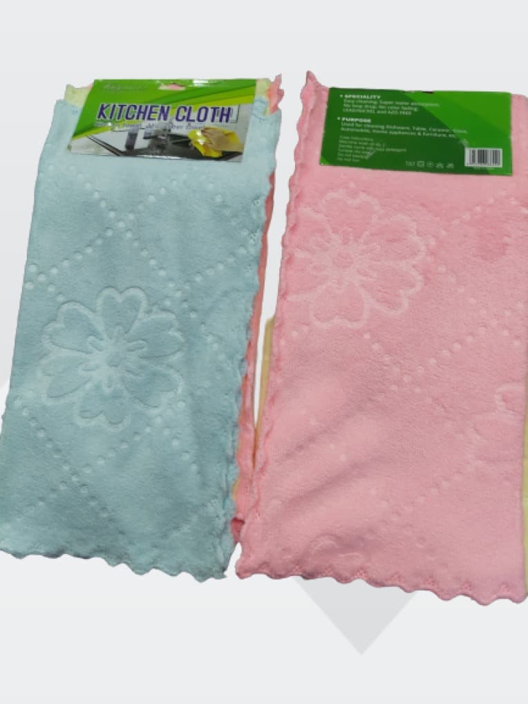 3-Piece Kitchen Towel Set – Dish Towel, Hand Towel & Zero Waste Dishcloths (18×12 Inch)