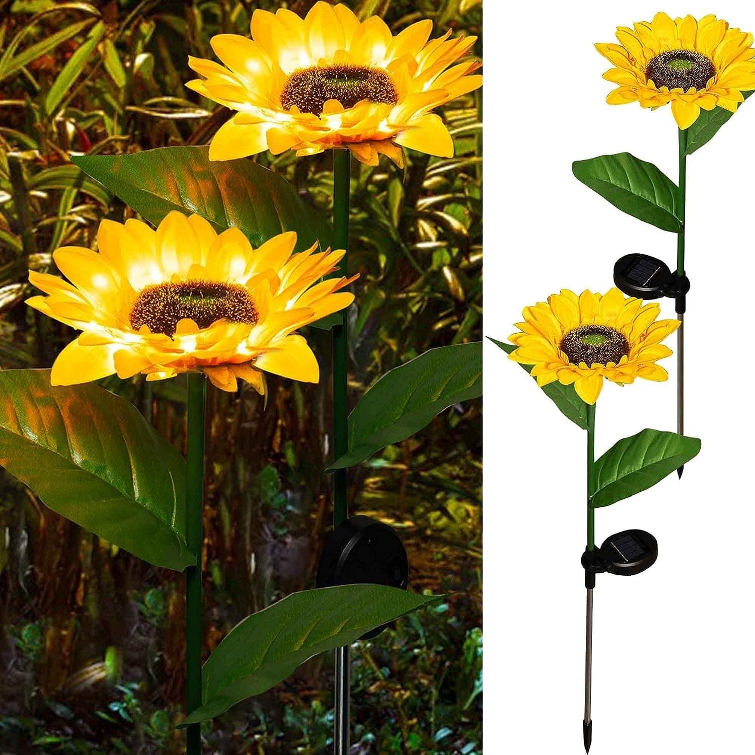 Outdoor Waterproof Solar Garden Decorative Light, Sun-Powered - Yellow