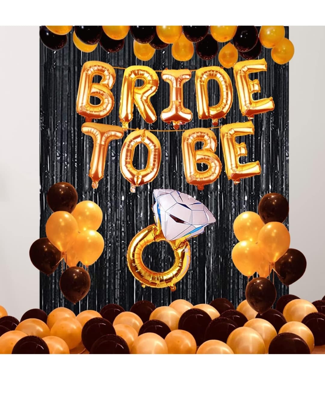 Bride to Be Decoration Set Combo – 44 Pcs Bridal Shower & Bachelorette Party Decorations with Bride to Be Props