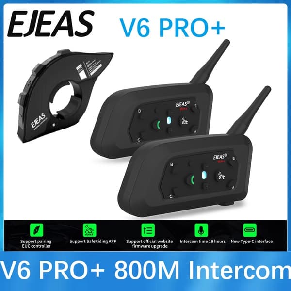 Ejeas V6 Pro Motorcycle Intercom