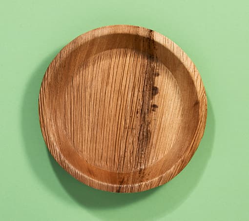 Arcea Leaf Plate (Supari Paat Ko Plate) Standard Round Plate 20 cm - 100 pcs of Pack
