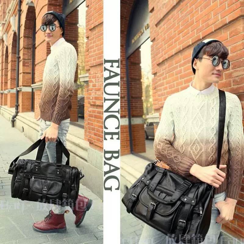 Leather Duffel Bags For Men | Large Capacity Bag