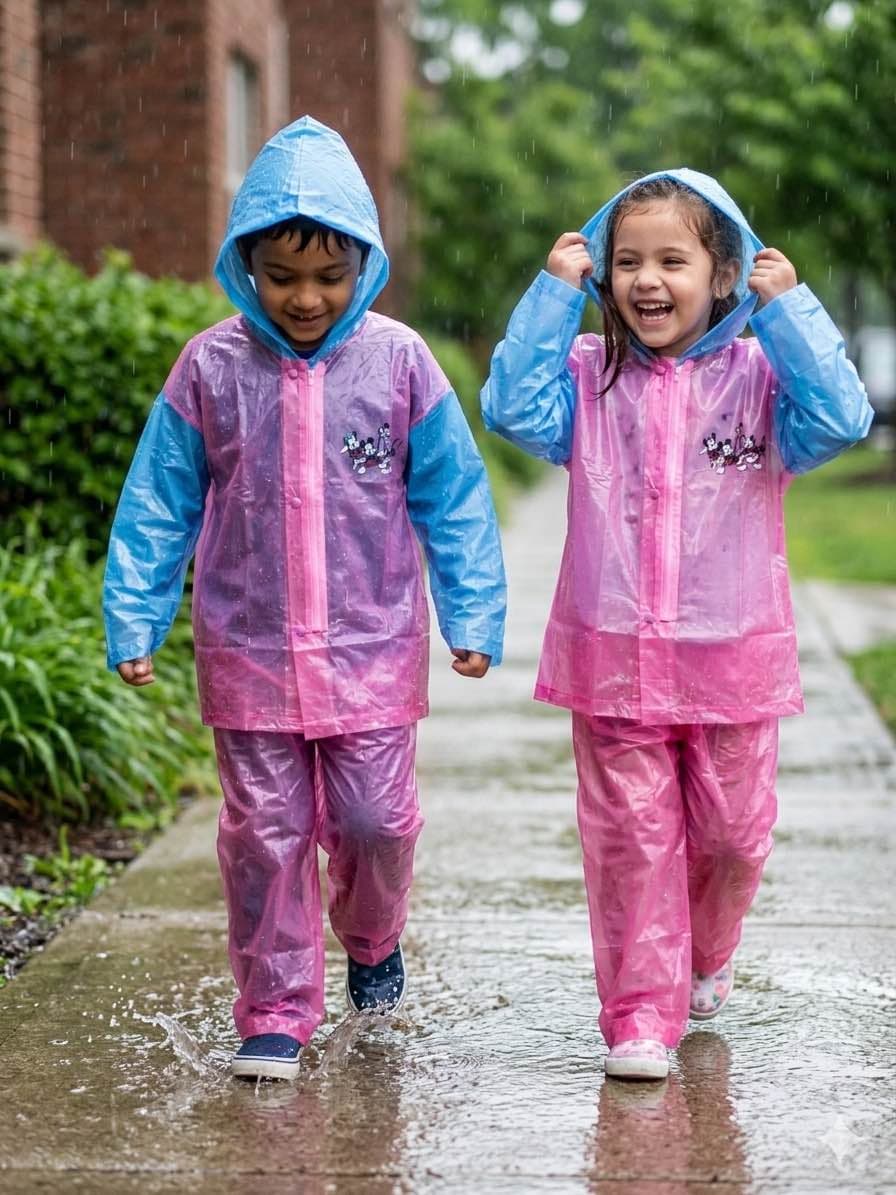 Kids Raincoat Set - Multicolor