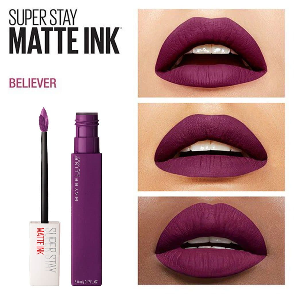 Maybelline Superstay 24 Matte Ink Lipstick - 40 Believer Dark