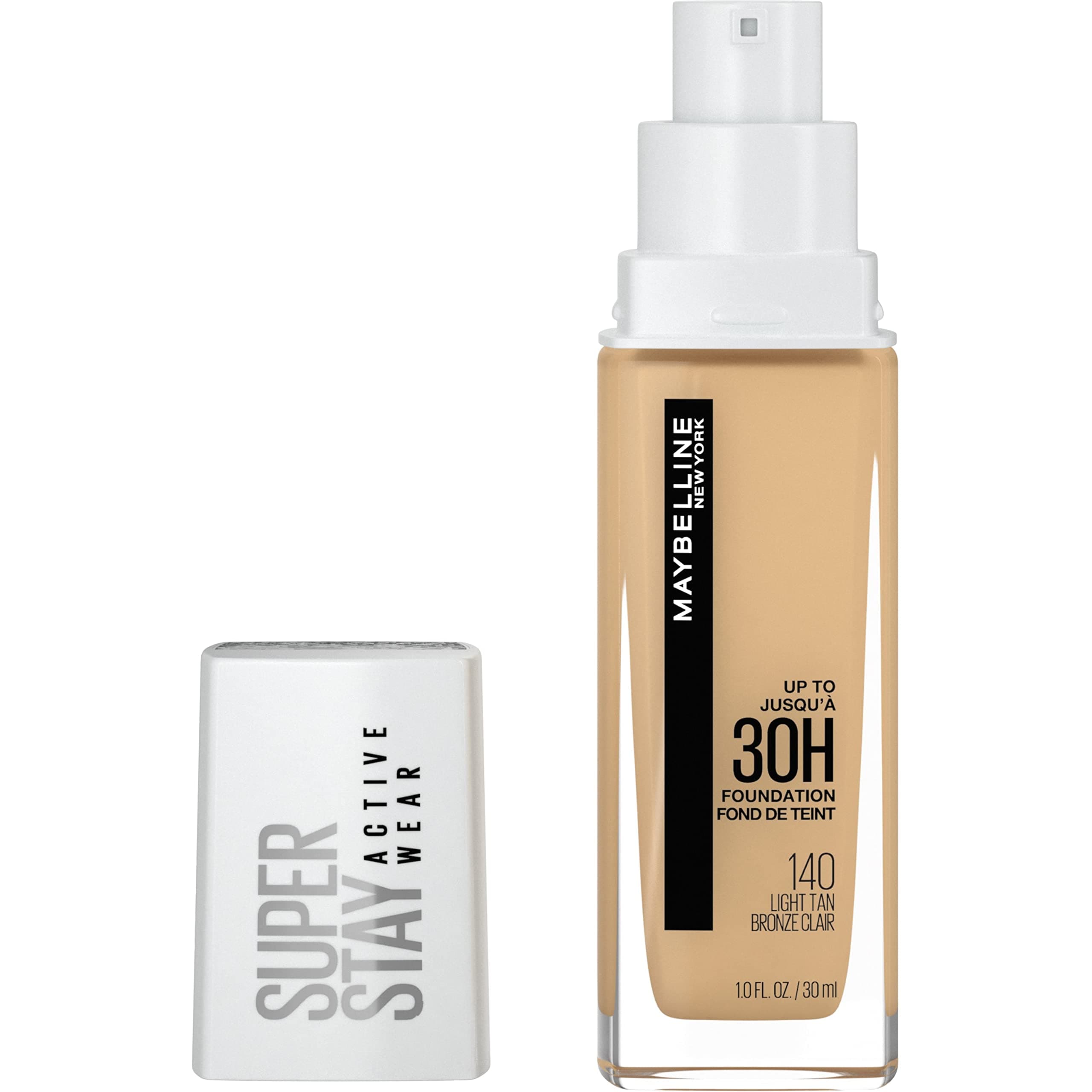 Maybelline Super Stay Full Coverage Liquid Foundation 140 Light Tan - 30ml