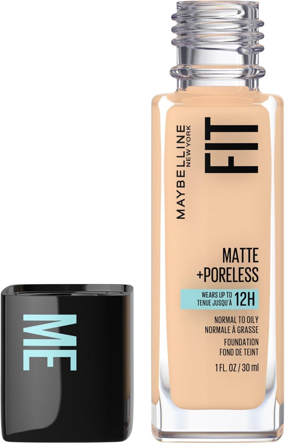 Maybelline New York Fit Me Matte + Poreless Foundation Classic Ivory, 120 - 30 ml Beige