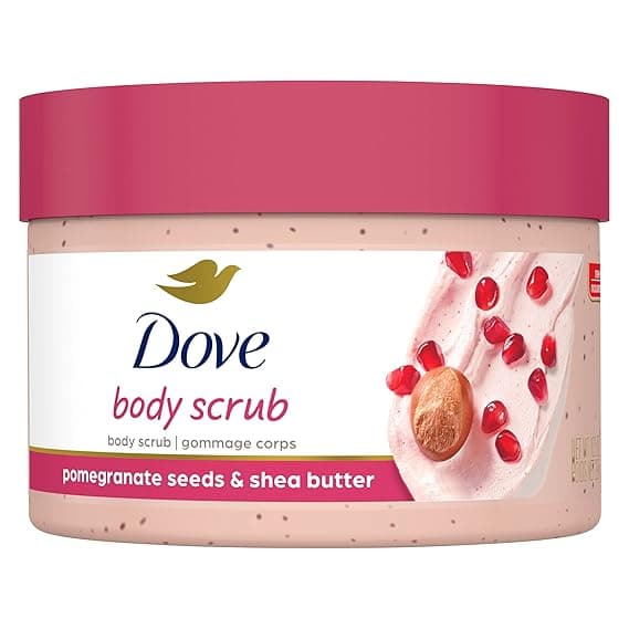Pomegranate Shea Butter Body Scrub 10.5oz Silky Soft Nourishing - Fresh