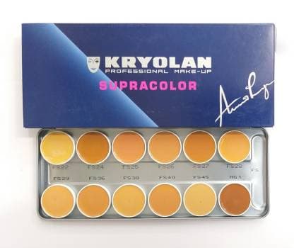 Kryalon Supracolor Professional 12 Colour Palette With Free Lipliner - Beige