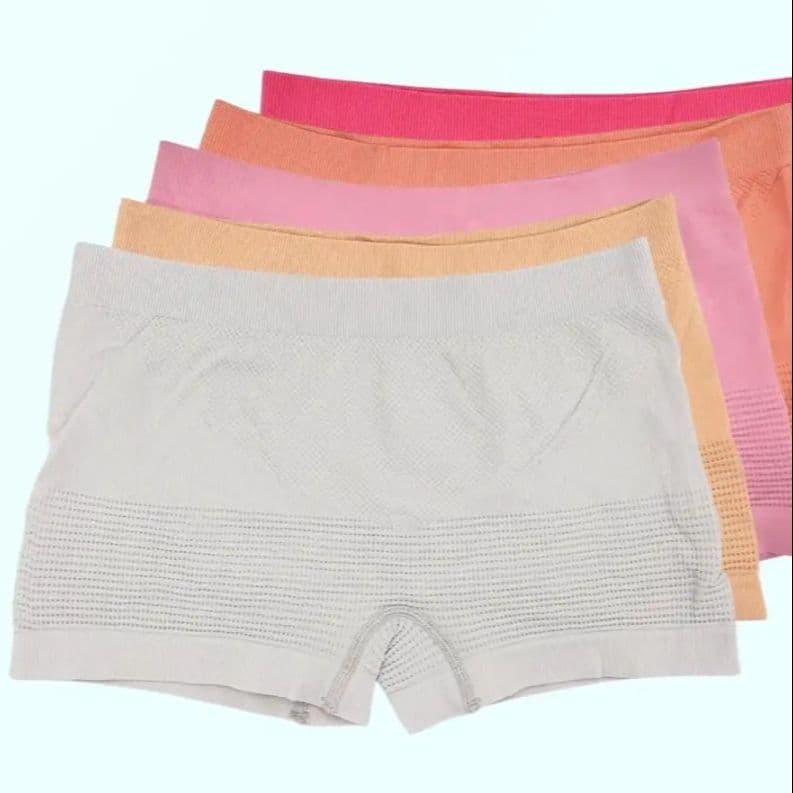 Comfy Choice Boyshort Panty Mid Waist Full Coverage Comfort Support - Multicolor (One Size)