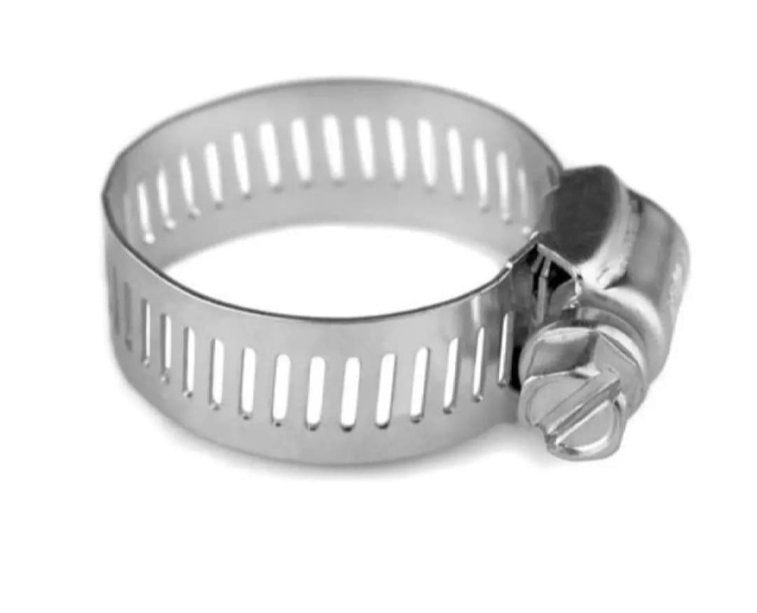 12 Piece 0.5 MM Hose Clamp - Silver
