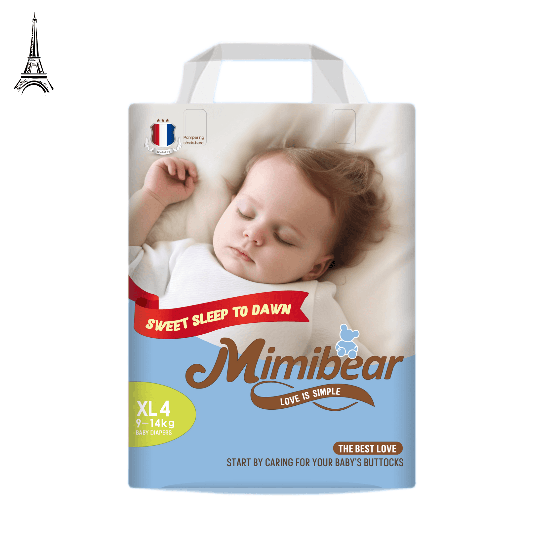 MIMIBEAR XL Size 4 Piece Regular Pack Premium Baby Diaper Pant Style