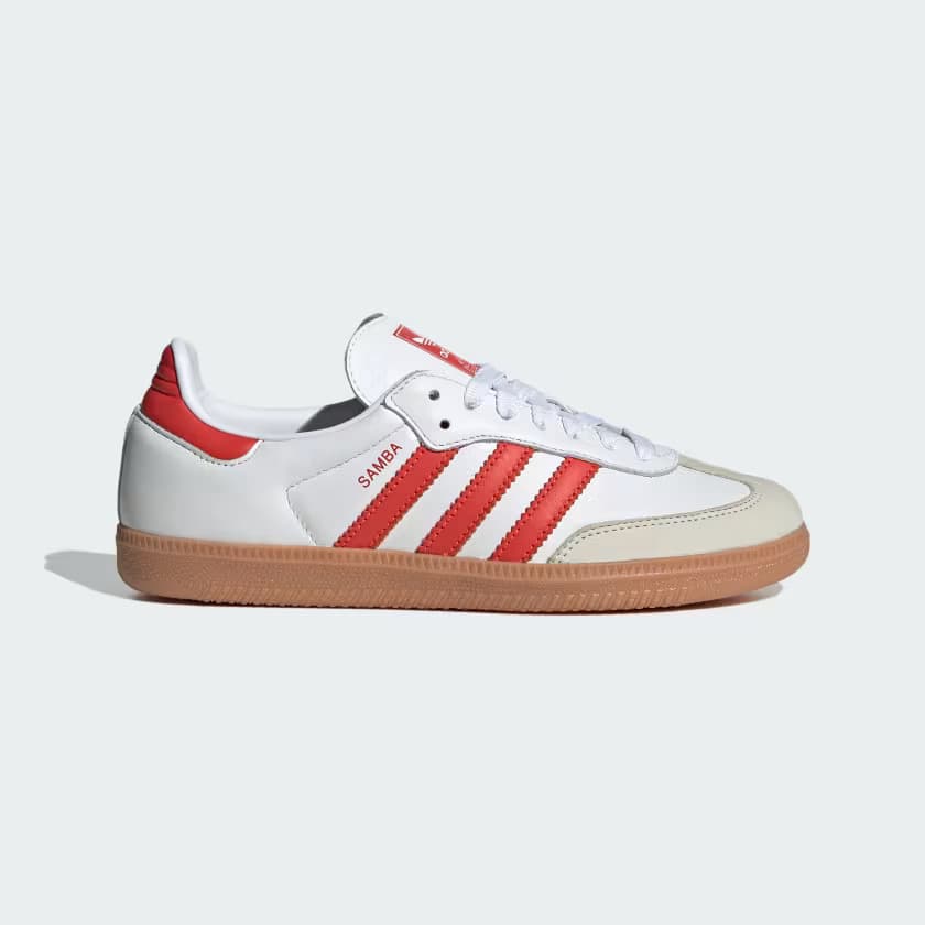 Red Striped Samba OG Shoes Sneakers For Men