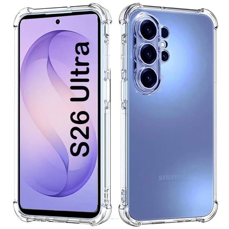 Samsung Galaxy S26 Ultra 5G Clear TPU Case – Shockproof Camera Protection